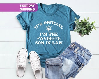 Funny Son In Law T-Shirt, Wedding Gift from In-Laws