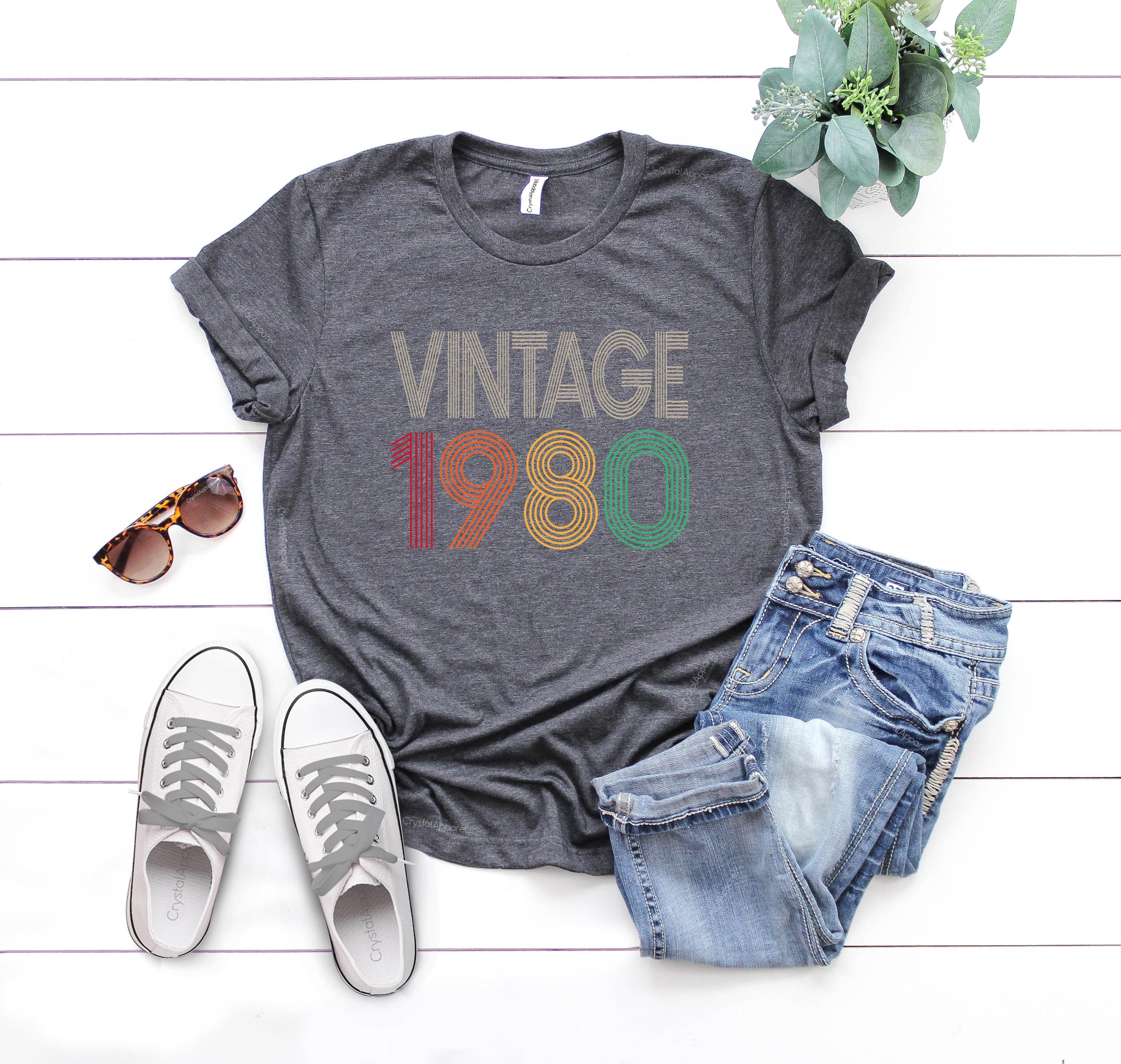 45th Birthday Shirt, Vintage 1980 Shirt, 45th Birthday Gift For Women, 45th Birthday Gift For Men, 45th Birthday Best Friend