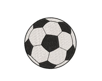 Fußball Stickdatei, Mini Fußball Design, Sport Stickdatei, Maschinenstickerei, 4X4, 6 Größen, Instant Download