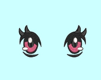 Eyes embroidery, Plushie eyes embroidery, machine embroidery files, 12 sizes, 4X4, instant file download
