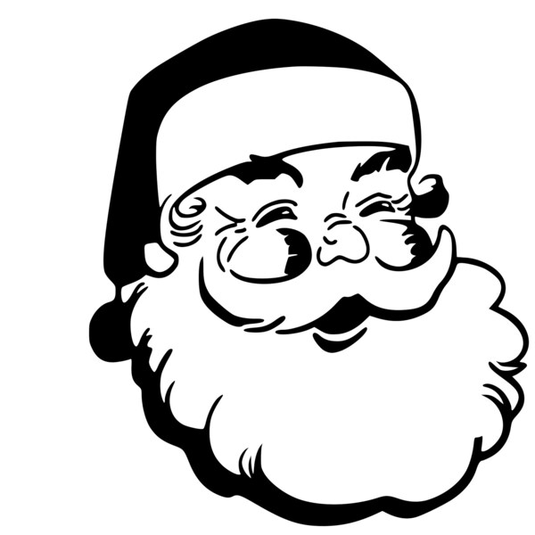 Santa Face - Etsy