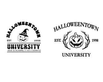 Halloweentown University SVG , Halloween Svg, Halloween Shirt Svg, Svg, Funny Halloween, Instant Download