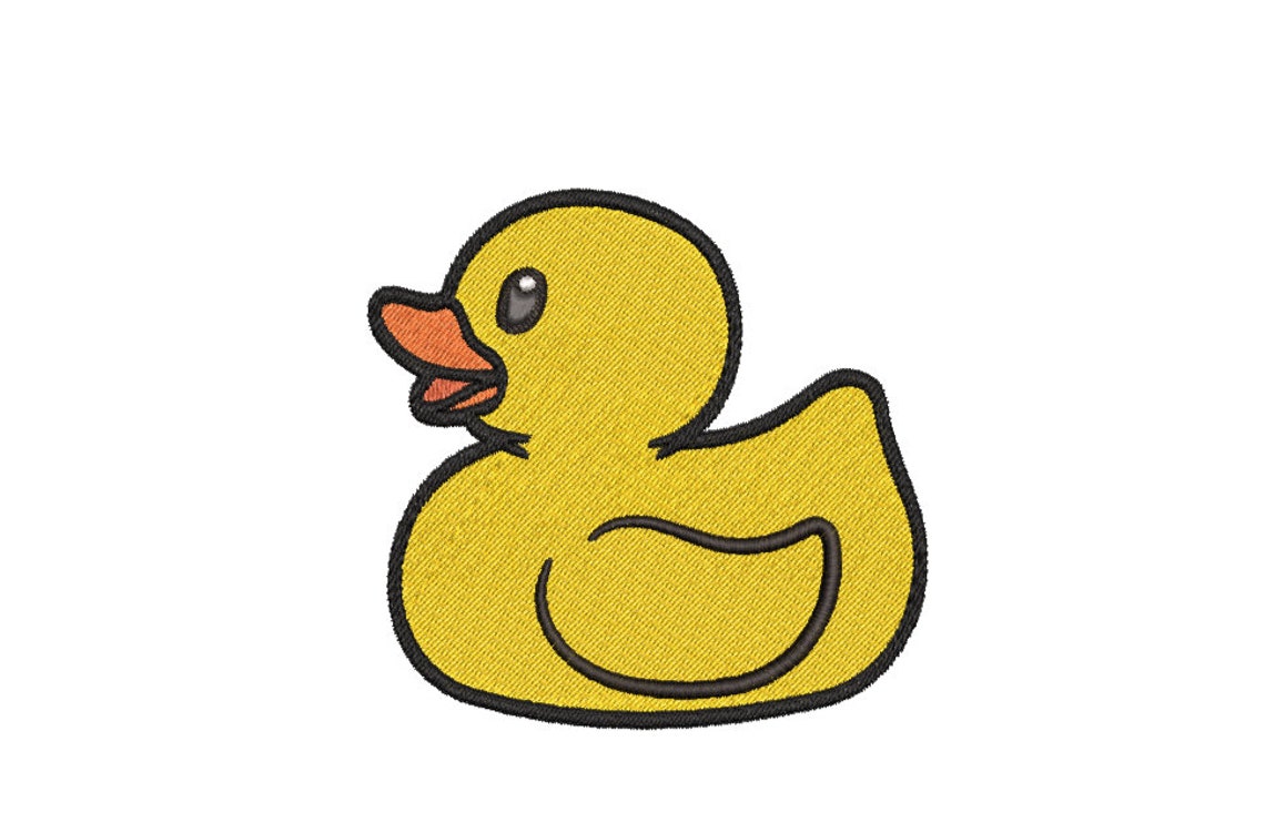 MINI Rubber Duck Embroidery Designs Duck Embroidery Design Etsy