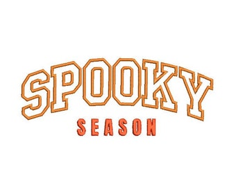 Broderifil för Halloween med läskiga säsonger, applikationsdesign med läskiga säsonger, Halloween-broderidesign, maskinbroderi, storlek 5, format 16