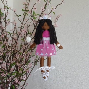 Decoración muñeca princesa negra