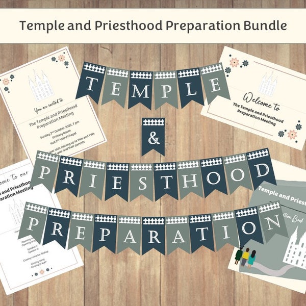 Temple & Priesthood Preparation Bundle for Primary Children