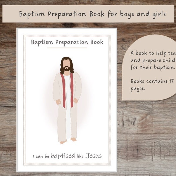 LDS Baptism Preparation Book