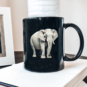 MyGift White Ceramic Unicorn Elephant Coffee Mug - Cute White Elephant  Gift, 3D Animal Design Drinki…See more MyGift White Ceramic Unicorn  Elephant