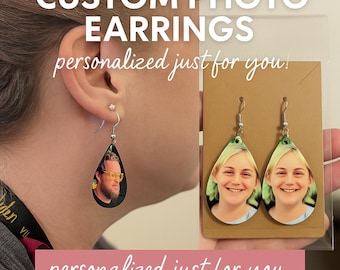 Custom Teardrop Earrings