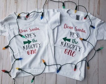 The naughty one! Kids tees