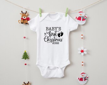 Baby's First Christmas Onesie