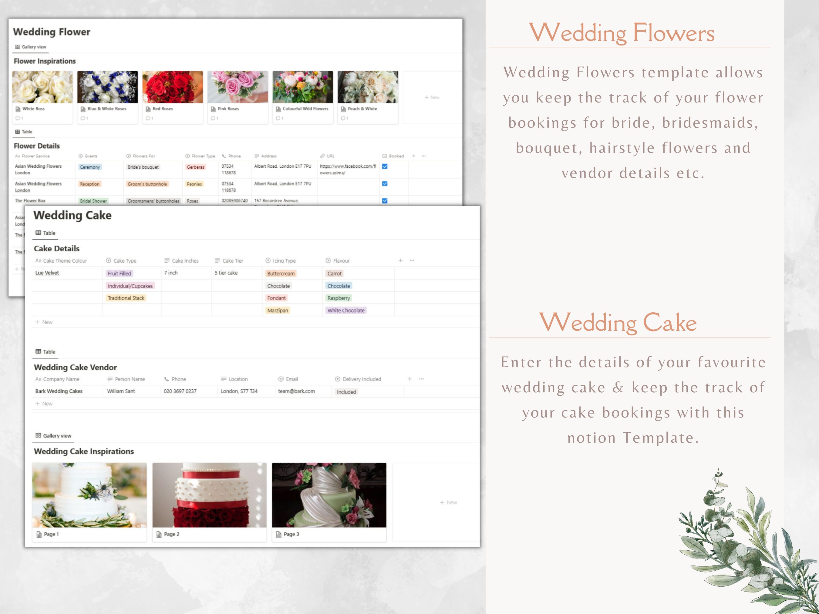 Notion Wedding Planner Notion Template Digital Wedding - Etsy