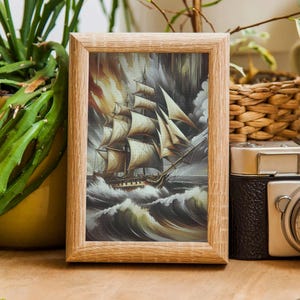 Vintage Majestic Ship Wall Art, Printable Wall Art, Nostalgic Wall Art, Home Decor Prints, Old Wall Art, Vintage Wall Art, Wall Art Prints