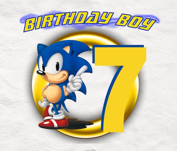 Sonic 7th Birthday Png | Sonic Hedgehog Png.