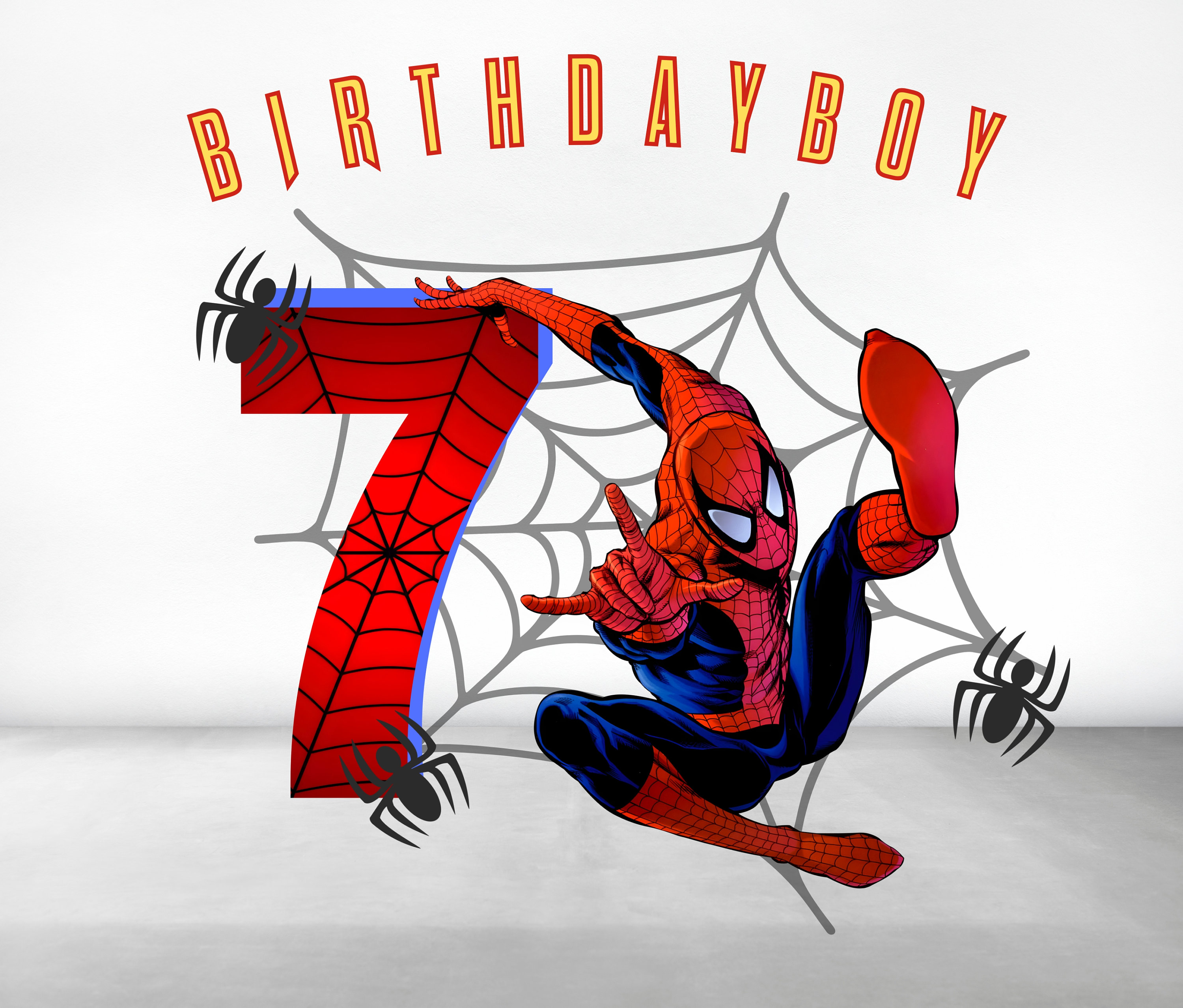 SPIDERMAN AT HOME : birthday animation 