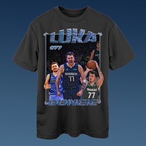 Nike Men's Dallas Mavericks Luka Doncic #77 White T-Shirt, Medium