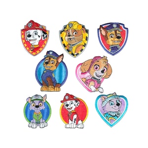 Paw Patrol © | Patches, iron-on images, applications, iron-on, stickers
