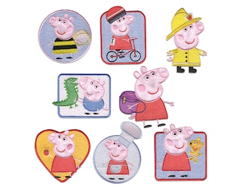 Peppa Pig © | Patchs, patchs thermocollants, applications,