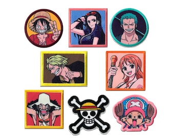 One Piece - Iron on patch application badge Embroided Patches stickers