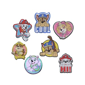 Paw Patrol © Parches termoadhesivos bordados applique adhesivo ropa