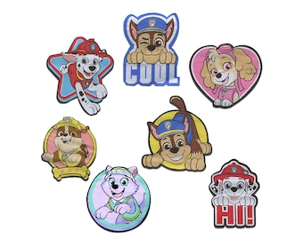Paw Patrol © Iron on patch application badge Embroided Patches stickers
