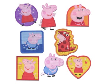 Peppa Pig © Iron on patch application badge Embroided Patches stickers
