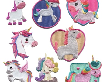 Unicorn | Patches, iron-on transfers, iron-on appliqués, iron on patches