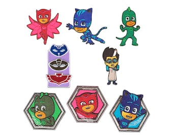 Disney © Pj Masks Pajama Heroes 3 | Patches, iron-on patches, applications, iron-on