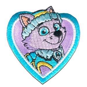 Paw Patrol © | Patches, iron-on images, applications, iron-on, stickers Everest 6 x 6 cm