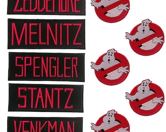 Ghostbusters © Iron on patch application badge Embroided Patches stickers
