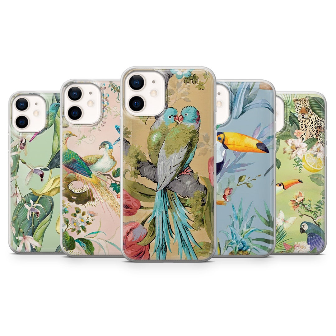Bird Phone Case Collage Art Phone Case Cover for Iphone14 Pro Etsy