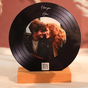 Personalized Spotify Song Plaque: Custom Photo Acrylic Record