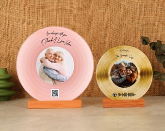 Personalized Acrylic Song Plaque: Custom Music Gift