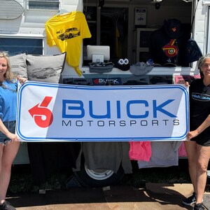 Buick Motorsports White Banner