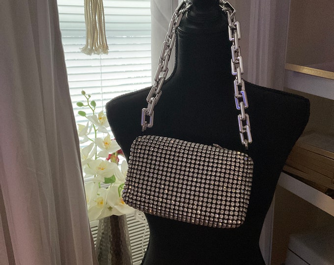 Bling Rhinestone purse for Women Shiny purse