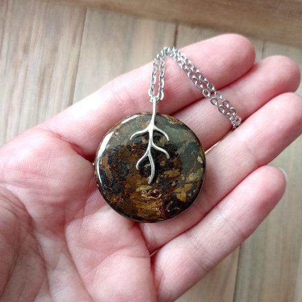 Pendentif en Bronzite