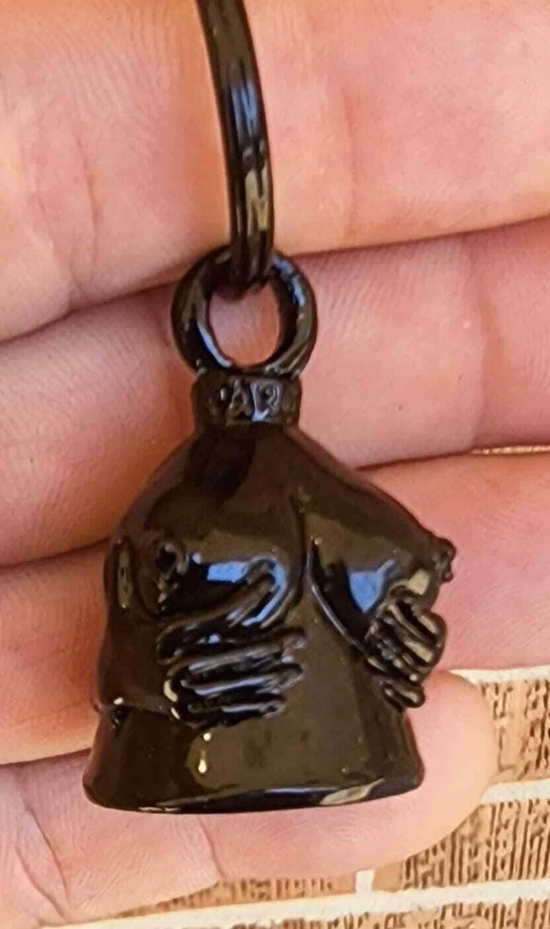 Guardian Bells For Motorcycles Shark Guardian Bell - Motorcycle Good Luck Charm With Keychain (Made In USA) Motorcycle Bell