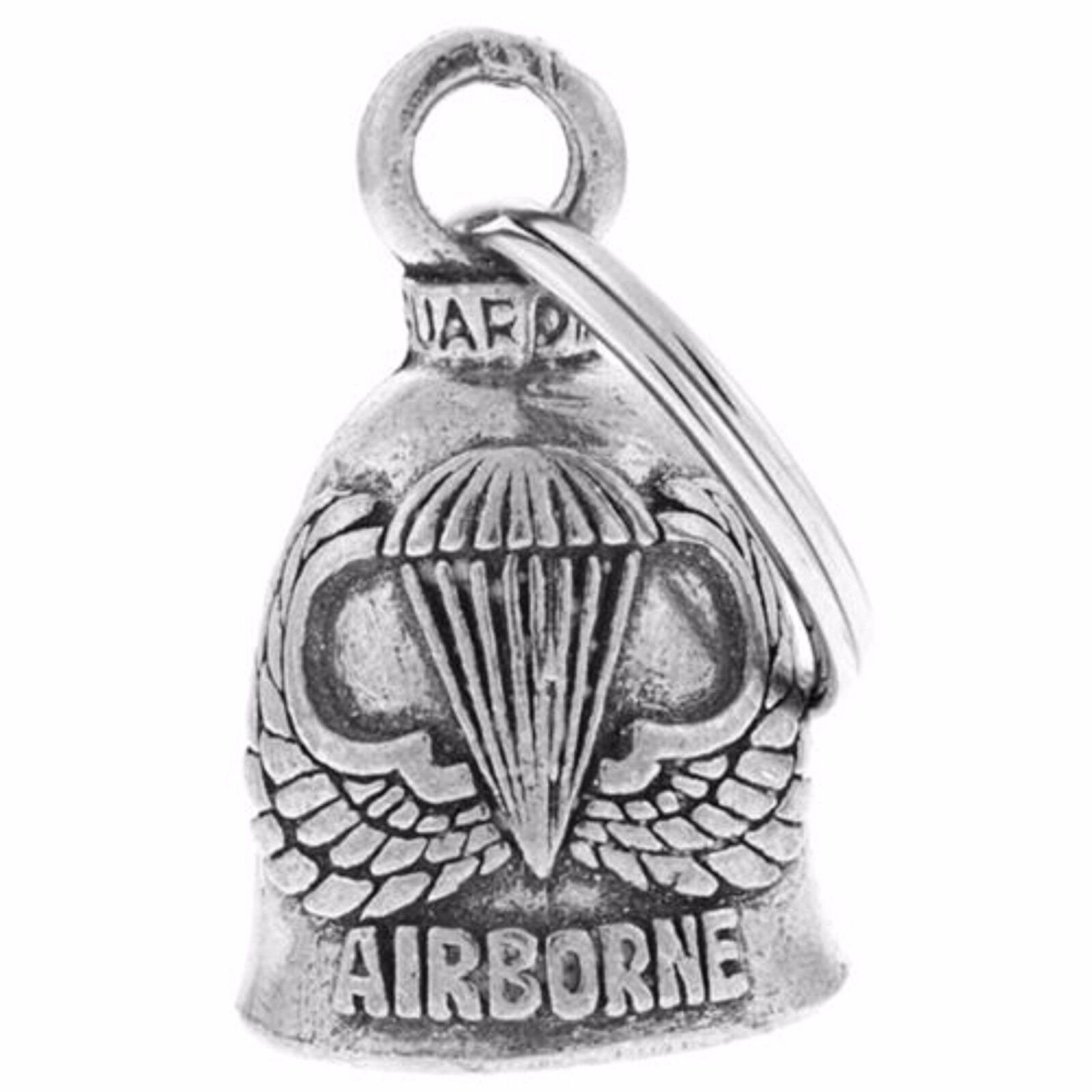 AIRBORNE Guardian® Bell  Fits all Motorcycles Harley Luck Gremlin Ride biker gift original military veteran good luck charm usaf air force