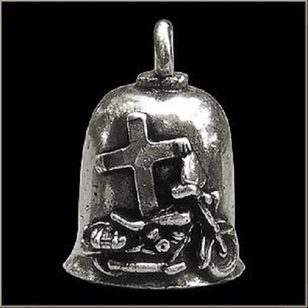 JESUS RIDES w/ ME Gremlin® Bell Original Motorcycle Fits Harley Luck Ride biker Christian gift blessed charm dyna road king club