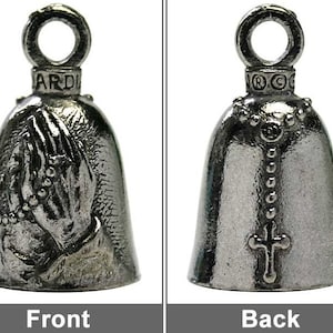 Praying Hands GUARDIAN BELL Fits ANY MOTORCYCLE Harley Indian - Foto 4
