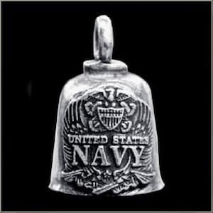 US Navy Anchor Bell Gremlin Biker Bell With US Navy Anchor Design - Guardian Bell For Harley & Motorcycles Guardian Bell Hanger - Foto 9