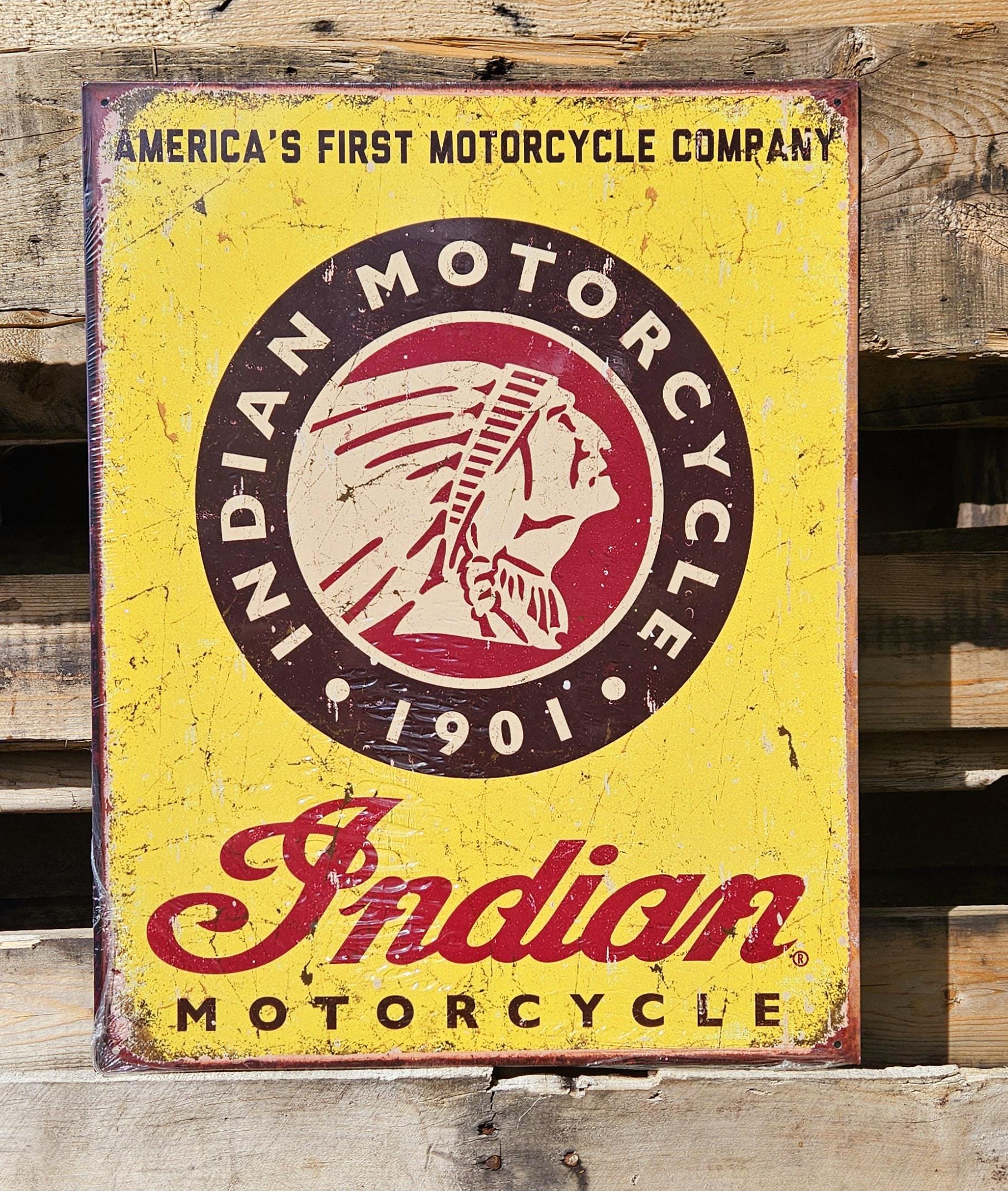 Indian Motorcycle Tin Signs - Etsy
