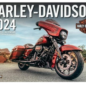 2024 HARLEY-DAVIDSON Motorcycle Deluxe Wall Calendar - 16 Months