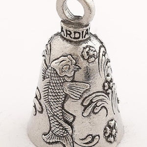 KOI FISH Guardian® Bell Motorcycle FITS Harley Luck Gremlin Ride dyna biker rider