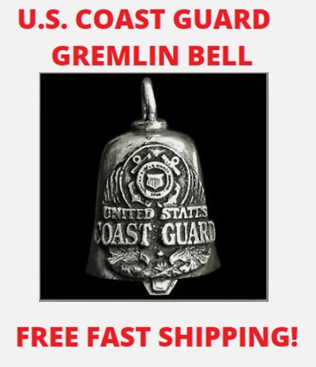 U.S. COAST GUARD Gremlin® Bell Original Motorcycle Fits Harley