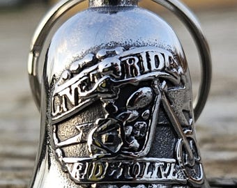 The Ride Bell PRAYING GUARDIAN ANGEL Lucky Biker Charm Fits All