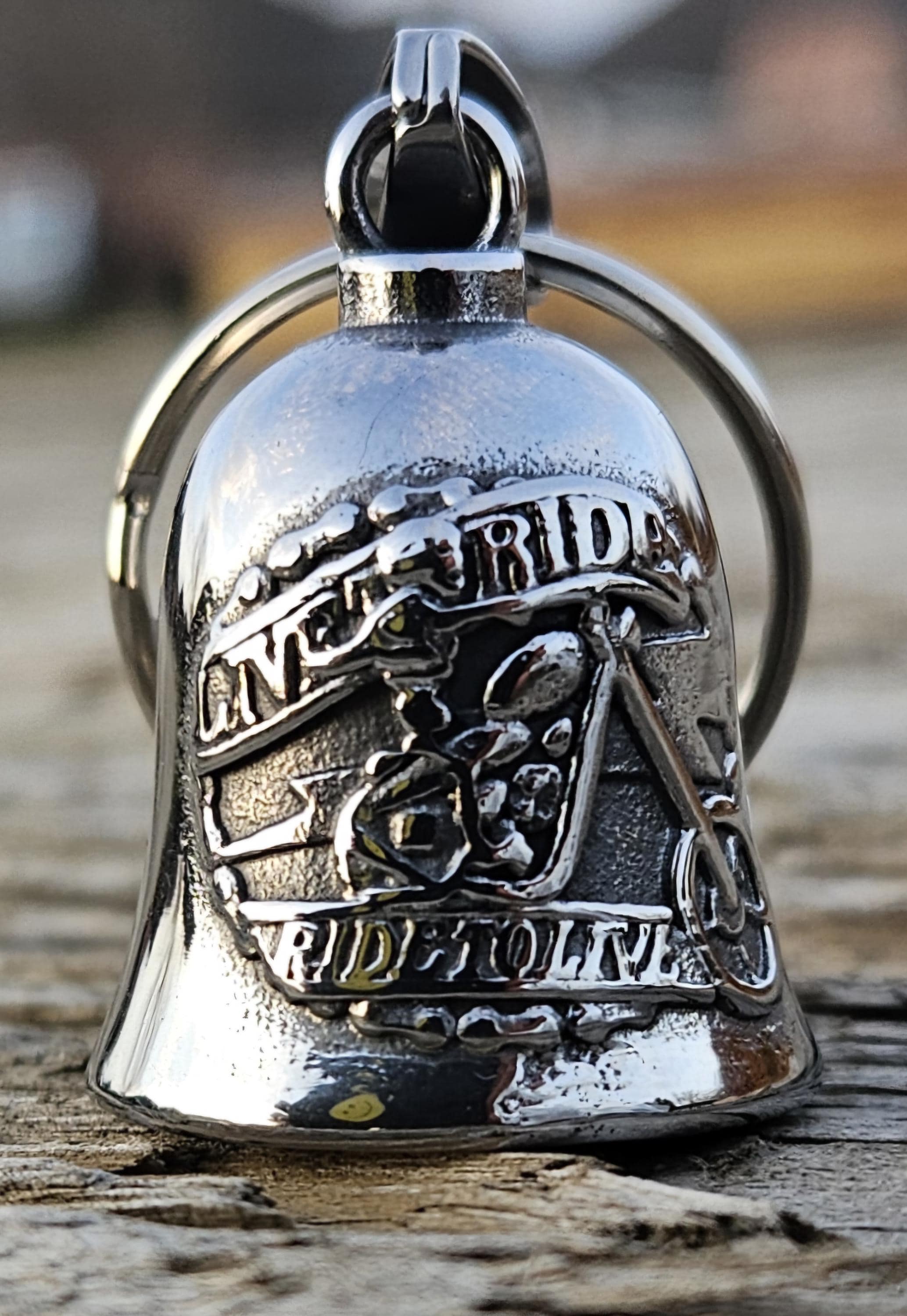 The Ride Bell PRAYING GUARDIAN ANGEL Lucky Biker Charm Fits All
