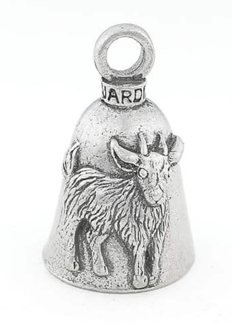 Goat Bell Ringer GOAT Guardian® Bell Motorcycle FITS Harley Luck Gremlin Ride Dyna Biker ...