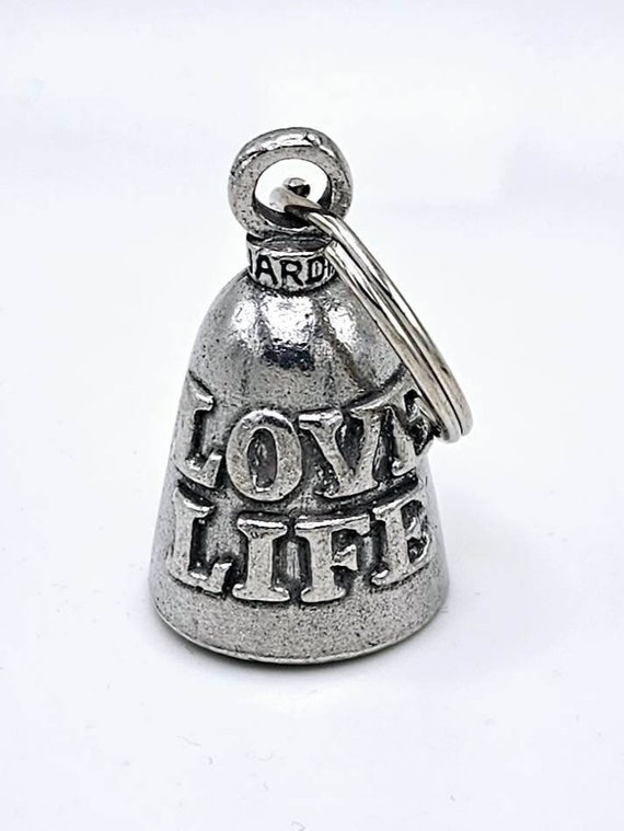 HEYOMI Guardian Bell Campanella Portafortuna Moto, Campanella Moto Oleoso, Angelo Custode Motociclista Campanella, Portachiavi con Anello Appeso, per Auto Elettriche, Biciclette ecc