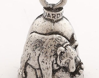 BEAR Guardian® Bell  FITS all Motorcycles Harley Luck Gremlin Ride biker gift original ride to live good luck charm paw